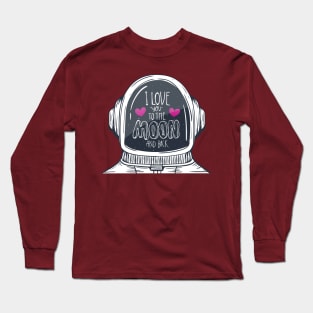 a trip to the moon Long Sleeve T-Shirt